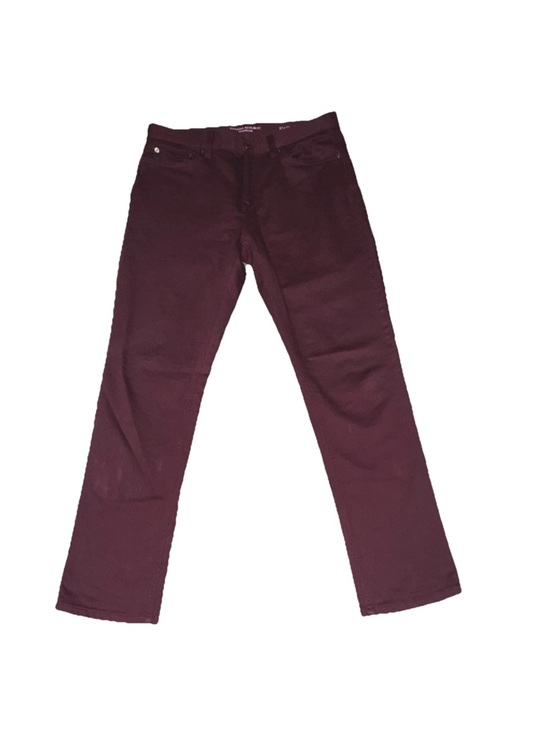 Banana Republic Other - Banana Republic Men’s Maroon Straight Leg Traveler Pants 31x30